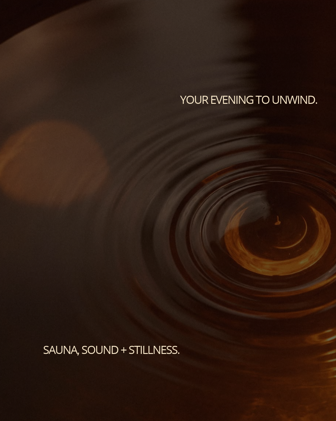 SAUNA & SOUND BATH | 7th NOVEMBER